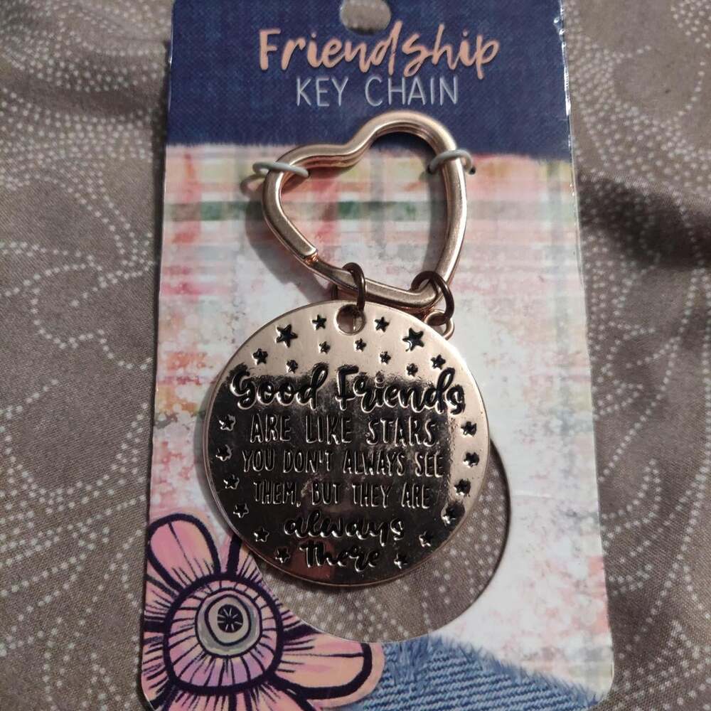 Friendship Keychain With Star Charm 05 D 0